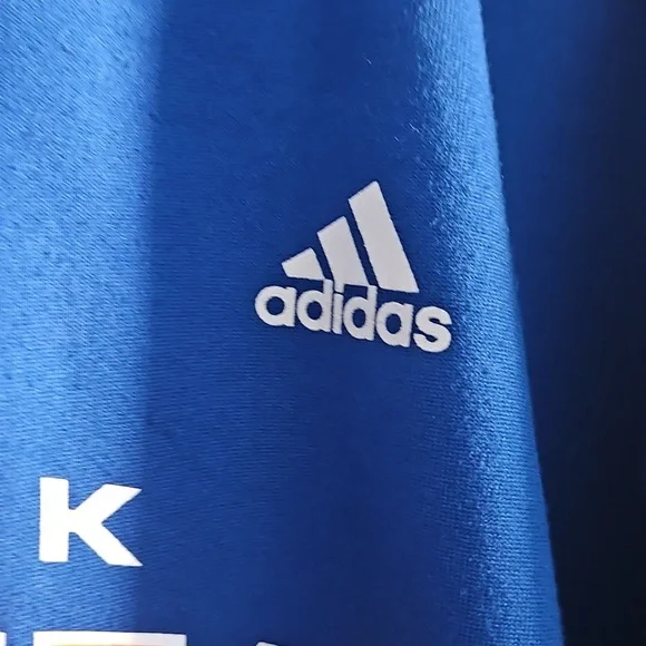 Adidas Blue and Orange Knicks Hoodie - Picture 5 of 10